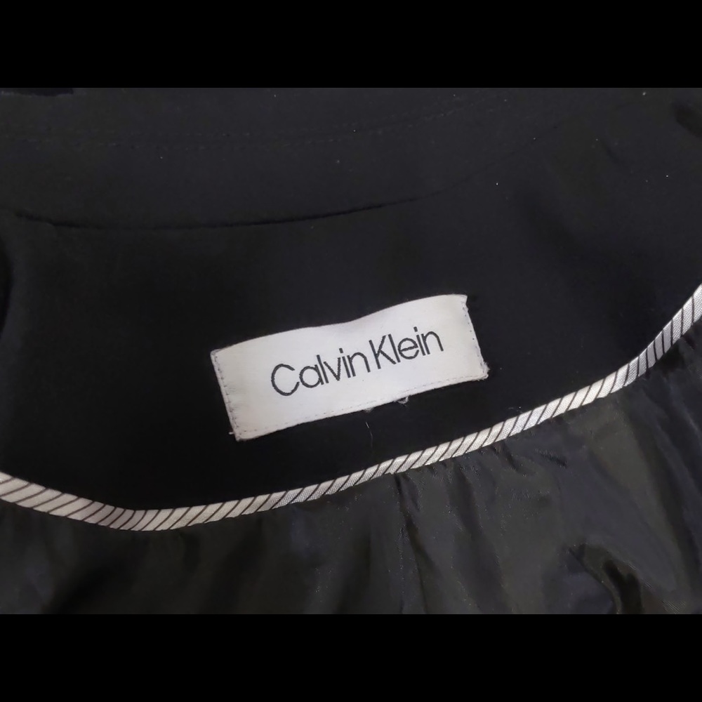 Calvin Klein Two Button Black Suit Jacket - Picture 9 of 12